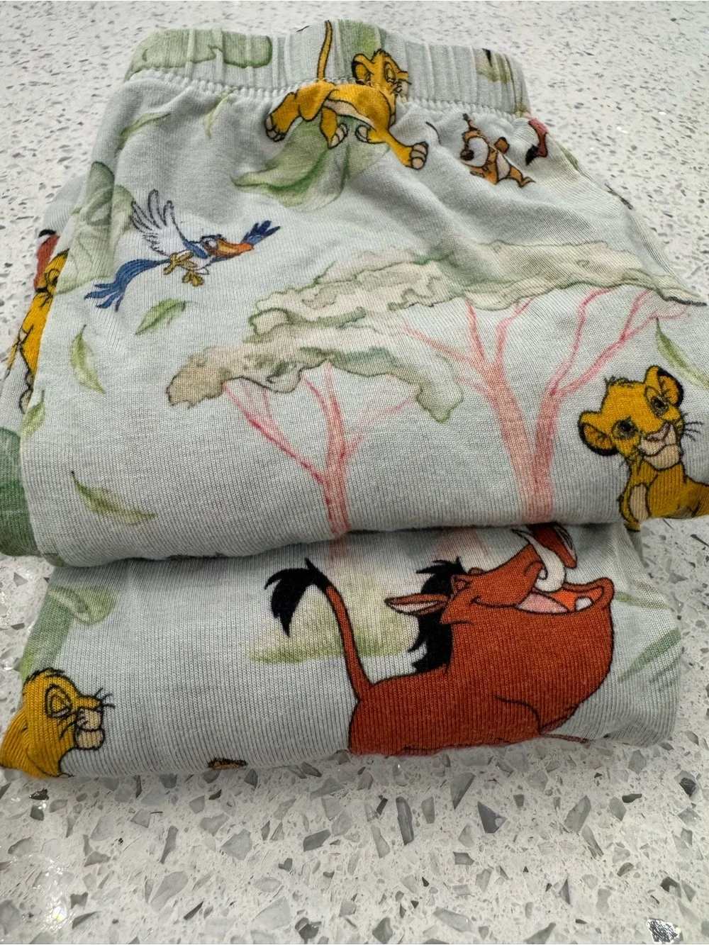 Posh Peanut Light Green Lion King Character Pajama Set